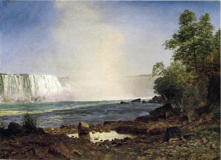 Albert Bierstadt Oil Painting Niagara Falls - Click Image to Close